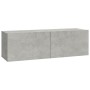 Set de muebles de TV 6 pzas madera contrachapada gris hormigón de , Muebles TV - Ref: Foro24-3114617, Precio: 196,03 €, Descu...