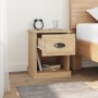 Mesita de noche madera contrachapada roble Sonoma 39x39x47,5 cm | Foro24.es | Tu tienda online para hogar, jardín y más Foro24.es