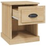 Mesita de noche madera contrachapada roble Sonoma 39x39x47,5 cm | Foro24.es | Tu tienda online para hogar, jardín y más Foro24.es