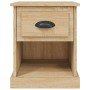 Mesita de noche madera contrachapada roble Sonoma 39x39x47,5 cm | Foro24.es | Tu tienda online para hogar, jardín y más Foro24.es