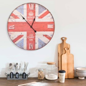 Reloj vintage de pared UK 60 cm de , Relojes de pared - Ref: Foro24-325179, Precio: 31,85 €, Descuento: %