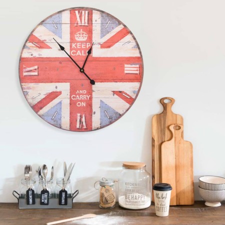 Reloj vintage de pared UK 60 cm de , Relojes de pared - Ref: Foro24-325179, Precio: 31,85 €, Descuento: %