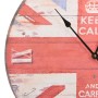 Reloj vintage de pared UK 60 cm de , Relojes de pared - Ref: Foro24-325179, Precio: 31,85 €, Descuento: %