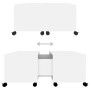 Mesa de centro madera contrachapada blanco 75x75x38 cm de , Mesas de centro - Ref: Foro24-806867, Precio: 74,39 €, Descuento:...