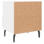 Mesita de noche madera de ingeniería blanco 40x35x47,5 cm | Foro24.es | Tu tienda online para hogar, jardín y más Foro24.es