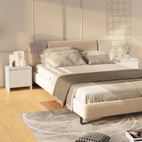 Comprar Mesitas de noche 2 uds madera ingeniería