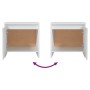 Mesitas de noche 2 uds madera ingeniería blanco 45x34x44,5 cm | Foro24.es | Tu tienda online para hogar, jardín y más Foro24.es
