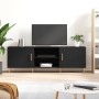 Mueble para TV madera de ingeniería negro 150x30x50 cm de , Muebles TV - Ref: Foro24-829085, Precio: 112,74 €, Descuento: %