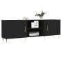 Mueble para TV madera de ingeniería negro 150x30x50 cm de , Muebles TV - Ref: Foro24-829085, Precio: 112,74 €, Descuento: %