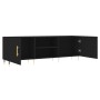 Mueble para TV madera de ingeniería negro 150x30x50 cm de , Muebles TV - Ref: Foro24-829085, Precio: 112,74 €, Descuento: %