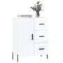 Aparador de madera contrachapada blanco brillante 69,5x34x90 cm | Foro24.es | Tu tienda online para hogar, jardín y más Foro24.es