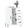 Aparador de madera contrachapada blanco brillante 69,5x34x90 cm | Foro24.es | Tu tienda online para hogar, jardín y más Foro24.es