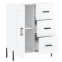 Aparador de madera contrachapada blanco brillante 69,5x34x90 cm | Foro24.es | Tu tienda online para hogar, jardín y más Foro24.es