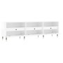 Mueble de TV madera contrachapada blanco brillo 150x30x44,5 cm de , Muebles TV - Ref: Foro24-831262, Precio: 103,21 €, Descue...