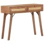 Mesa consola de madera maciza de mango 100x35x76 cm | Foro24.es | Tu tienda online para hogar, jardín y más Foro24.es