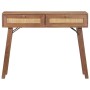 Mesa consola de madera maciza de mango 100x35x76 cm | Foro24.es | Tu tienda online para hogar, jardín y más Foro24.es