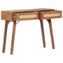 Mesa consola de madera maciza de mango 100x35x76 cm | Foro24.es | Tu tienda online para hogar, jardín y más Foro24.es