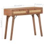 Mesa consola de madera maciza de mango 100x35x76 cm | Foro24.es | Tu tienda online para hogar, jardín y más Foro24.es