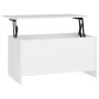 Mesa de centro madera contrachapada blanco 102x55,5x52,5 cm de vidaXL, Mesas de centro - Ref: Foro24-809665, Precio: 57,41 €,...
