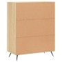 Aparador de madera de ingeniería roble Sonoma 69,5x34x90 cm | Foro24.es | Tu tienda online para hogar, jardín y más Foro24.es