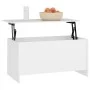 Mesa de centro madera contrachapada blanco 102x55,5x52,5 cm de vidaXL, Mesas de centro - Ref: Foro24-809665, Precio: 57,41 €,...