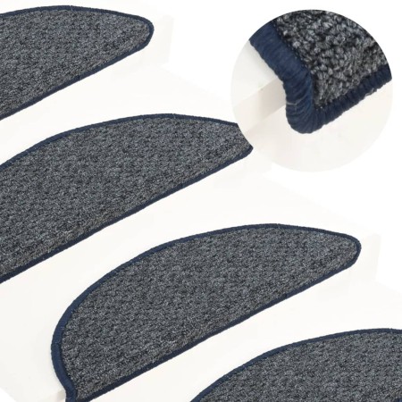 Alfombras de peldaños de escalera 15 uds azul oscuro 56x17x3 cm | Foro24.es | Tu tienda online para hogar, jardín y más Foro24.es