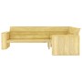 Banco de jardín de madera de pino impregnada 239 cm de , Bancos de jardín - Ref: Foro24-49038, Precio: 456,53 €, Descuento: %