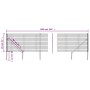 Cerca de alambre con pinchos de anclaje gris antracita 0,8x10 m de , Paneles de vallas - Ref: Foro24-154240, Precio: 85,38 €,...