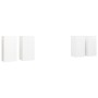 Muebles de salón 4 uds madera ingeniería blanco 30,5x30x60 cm de , Muebles TV - Ref: Foro24-3078740, Precio: 132,11 €, Descue...
