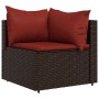 Set muebles de jardín 4 piezas y cojines ratán sintético marrón | Foro24.es | Tu tienda online para hogar, jardín y más Foro24.es