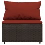 Set muebles de jardín 4 piezas y cojines ratán sintético marrón | Foro24.es | Tu tienda online para hogar, jardín y más Foro24.es