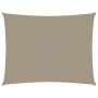 Toldo de vela rectangular tela Oxford gris taupe 3x6 m en Sombrillas | Comprar online en Foru.es
