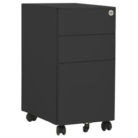 Armario archivador móvil acero antracita 30x45x59 cm de , Armarios archivadores - Ref: Foro24-335985, Precio: 126,70 €, Descu...