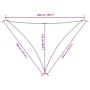 Toldo de vela triangular tela Oxford terracota 3,5x3,5x4,9 m de , Sombrillas - Ref: Foro24-135395, Precio: 30,40 €, Descuento: %