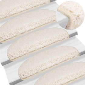 Alfombrillas de escalera 10 unidades blanco 65x21x4 cm de , Alfombrillas para escalones - Ref: Foro24-149811, Precio: 60,73 €...