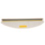Alfombrillas de escalera 10 unidades blanco 65x21x4 cm de , Alfombrillas para escalones - Ref: Foro24-149811, Precio: 60,73 €...
