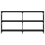 Mesa consola madera de ingeniería negra 156x28x80,5 cm de , Mesas auxiliares - Ref: Foro24-835424, Precio: 80,63 €, Descuento...