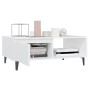 Mesa de centro madera contrachapada blanco 90x60x35 cm de , Mesas de centro - Ref: Foro24-806004, Precio: 68,29 €, Descuento: %
