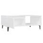 Mesa de centro madera contrachapada blanco 90x60x35 cm de , Mesas de centro - Ref: Foro24-806004, Precio: 68,29 €, Descuento: %