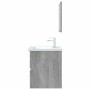 Set de muebles de baño 2 pzas madera contrachapada gris sonoma de , Muebles de baño - Ref: Foro24-815736, Precio: 75,69 €, De...