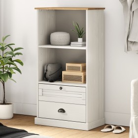 Librería VIGO madera maciza de pino blanco 60x35x114,5 cm de , Librerías y estanterías - Ref: Foro24-353185, Precio: 150,61 €...