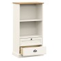 Librería VIGO madera maciza de pino blanco 60x35x114,5 cm de , Librerías y estanterías - Ref: Foro24-353185, Precio: 150,61 €...