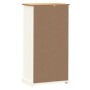 Librería VIGO madera maciza de pino blanco 60x35x114,5 cm de , Librerías y estanterías - Ref: Foro24-353185, Precio: 150,61 €...