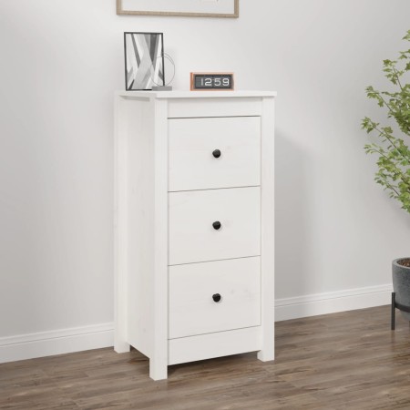 Aparador de madera maciza de pino blanco 40x35x80 cm de , Aparadores - Ref: Foro24-813741, Precio: 88,11 €, Descuento: %