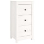 Aparador de madera maciza de pino blanco 40x35x80 cm de , Aparadores - Ref: Foro24-813741, Precio: 88,11 €, Descuento: %