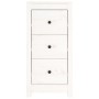 Aparador de madera maciza de pino blanco 40x35x80 cm de , Aparadores - Ref: Foro24-813741, Precio: 88,11 €, Descuento: %