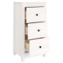 Aparador de madera maciza de pino blanco 40x35x80 cm de , Aparadores - Ref: Foro24-813741, Precio: 88,11 €, Descuento: %