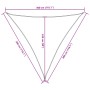 Toldo de vela triangular tela Oxford verde oscuro 3x3x3 m de , Sombrillas - Ref: Foro24-135500, Precio: 20,01 €, Descuento: %