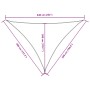 Toldo de vela triangular tela Oxford verde oscuro 4x5x6,4 m de , Sombrillas - Ref: Foro24-135514, Precio: 34,26 €, Descuento: %