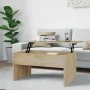 Mesa de centro madera ingeniería roble Sonoma 80x50,5x41,5 cm de vidaXL, Mesas de centro - Ref: Foro24-809641, Precio: 66,56 ...